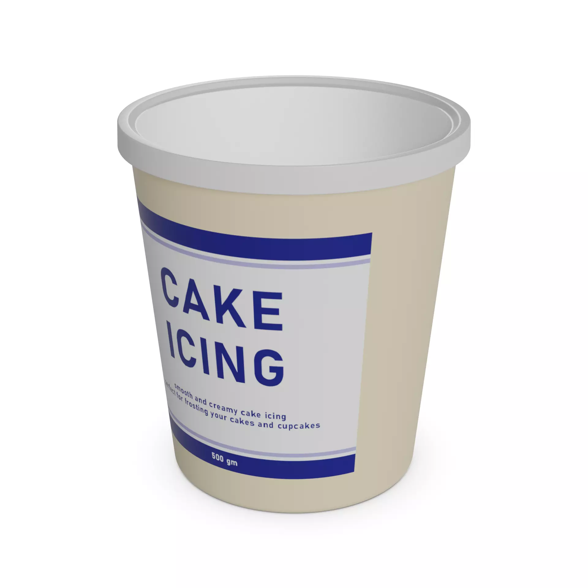 Baking decorations Cake Icing Low-poly 3D model_0