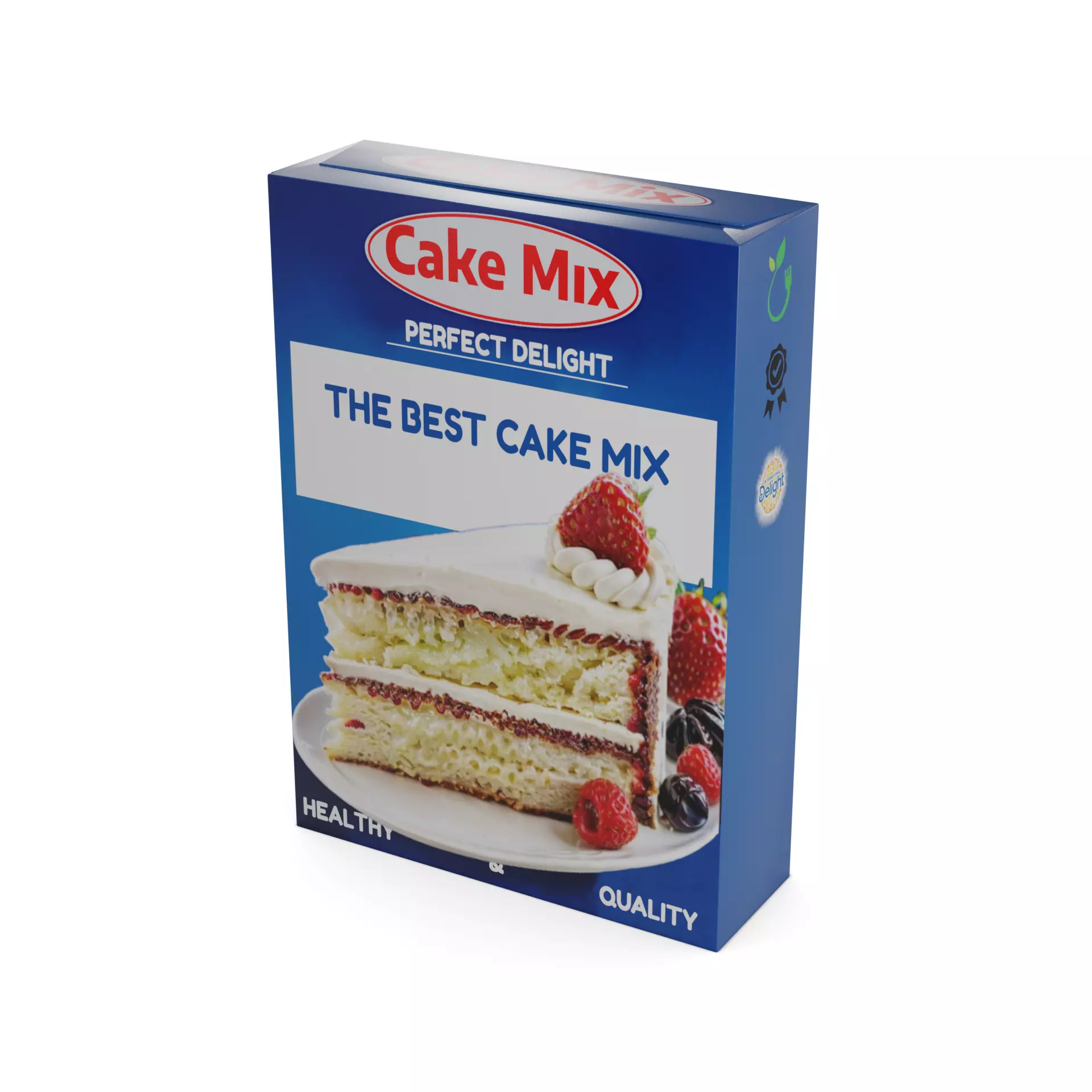 Baking decorations Cake Mix Low-poly 3D model_0