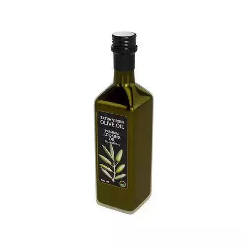 Baking essentials Olive Oil Low-poly 3D model