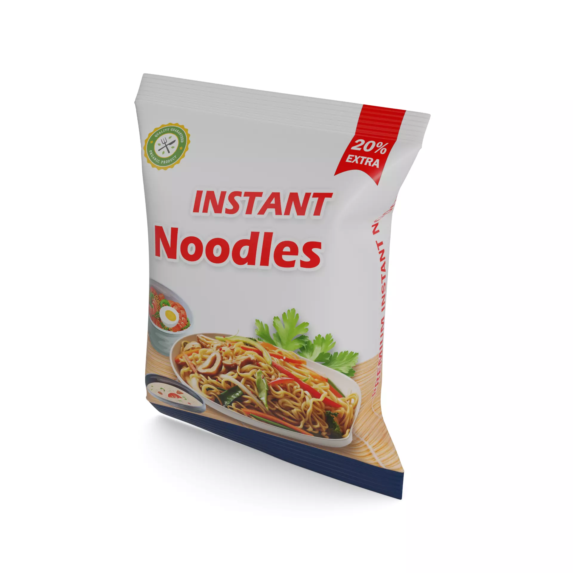 Noodles and Rice Udon Noodles 3D model_0