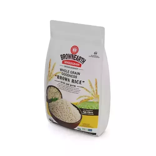 Noodles and Rice Brown Rice Low-poly 3D model