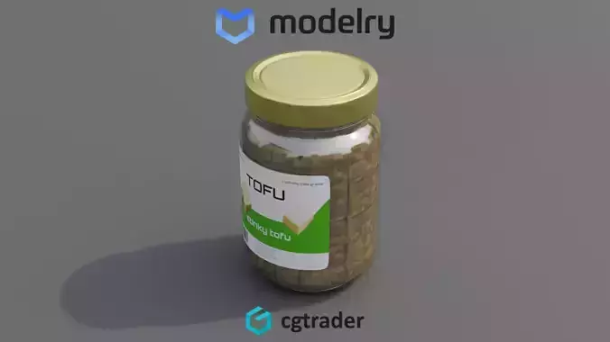 Fermented Tofu 3D model
