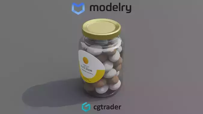  Preserved Salted Duck Eggs 3D model