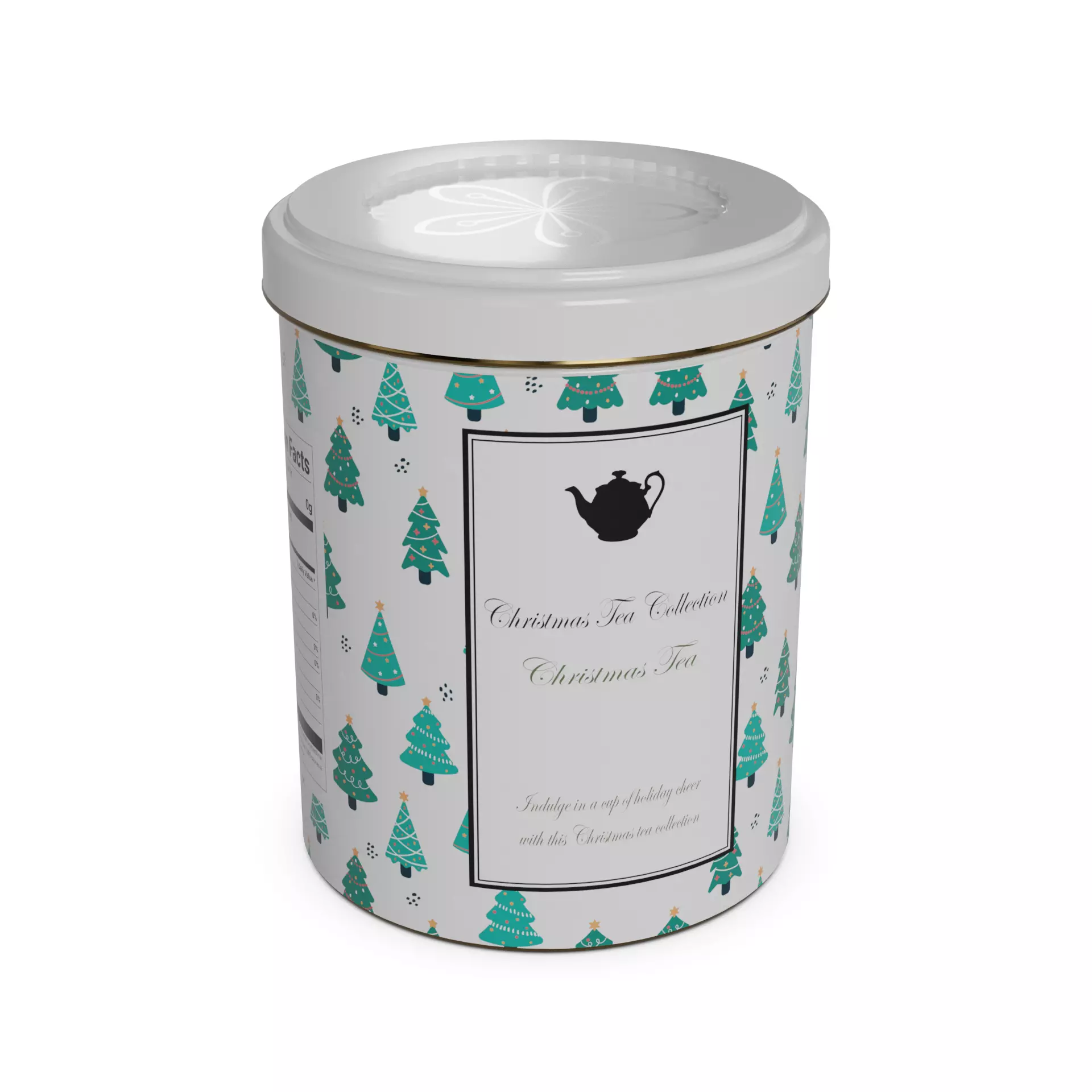 Christmas drink sets Christmas Tea Collection Free low-poly 3D model