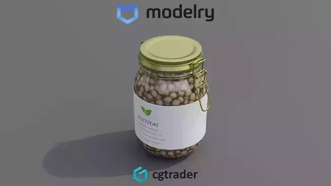 Chickpeas 3D model