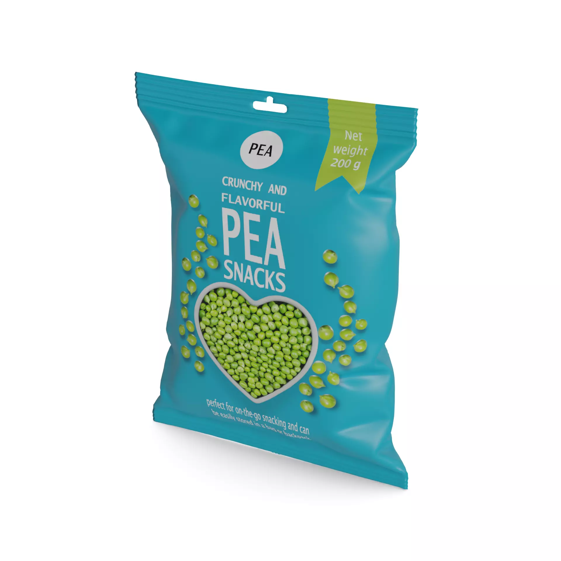 Chickpeas and peas Pea Snacks 3D model_0