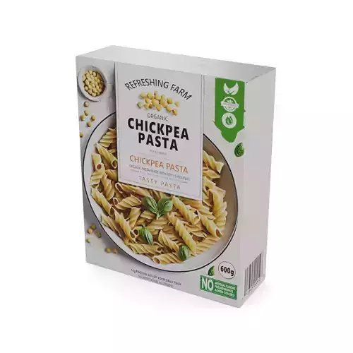 Chickpeas and peas Chickpea Pasta Low-poly 3D model