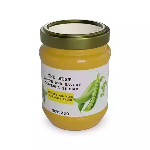 Chickpeas and peas Chickpea Spread 3D model