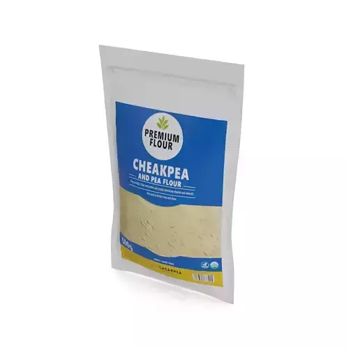 Chickpeas and peas Chickpea Flour Low-poly 3D model