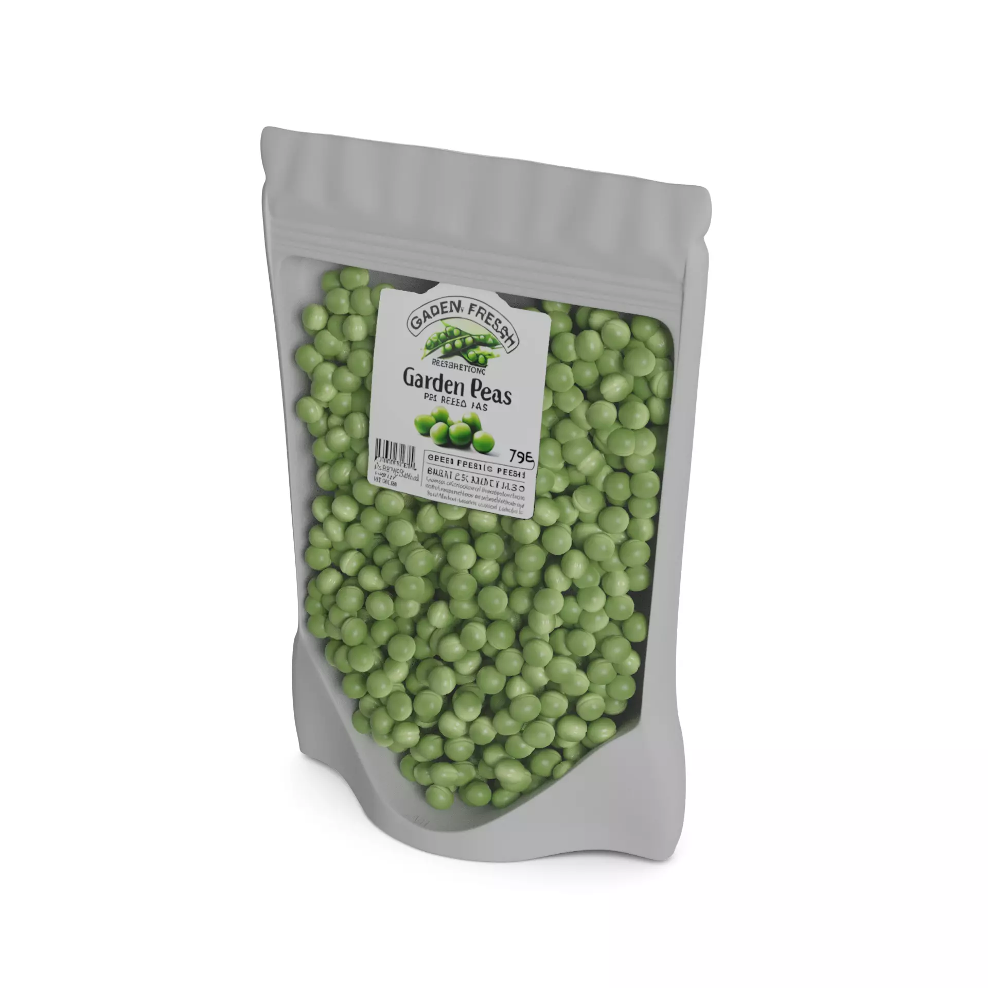 Chickpeas and peas Green Peas 3D model_0