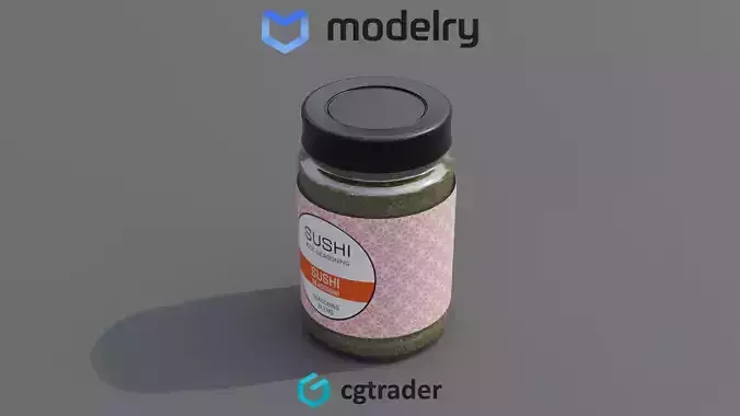  Sushi Rice Seasoning 3D model