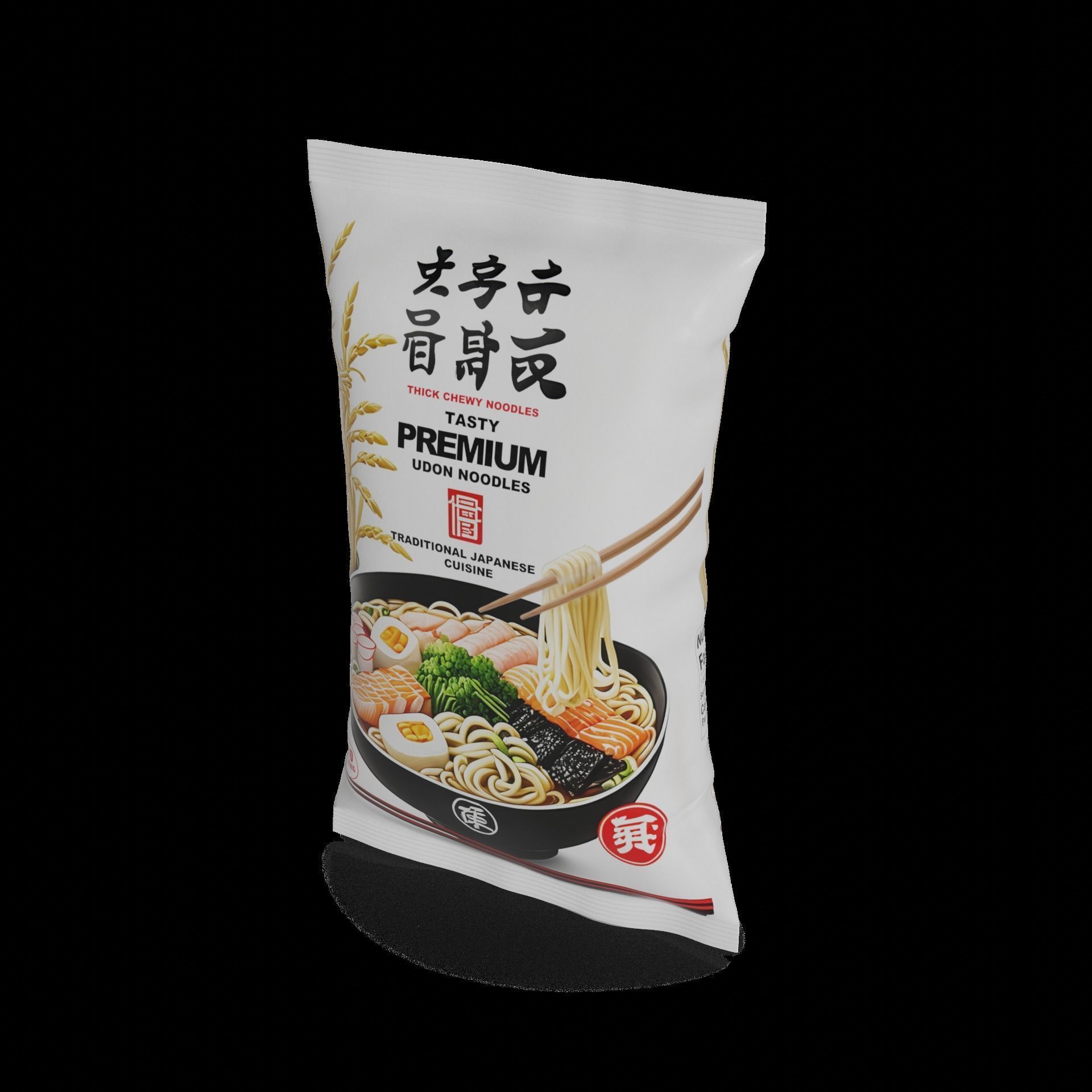 Noodles Udon Noodles 3D model_1