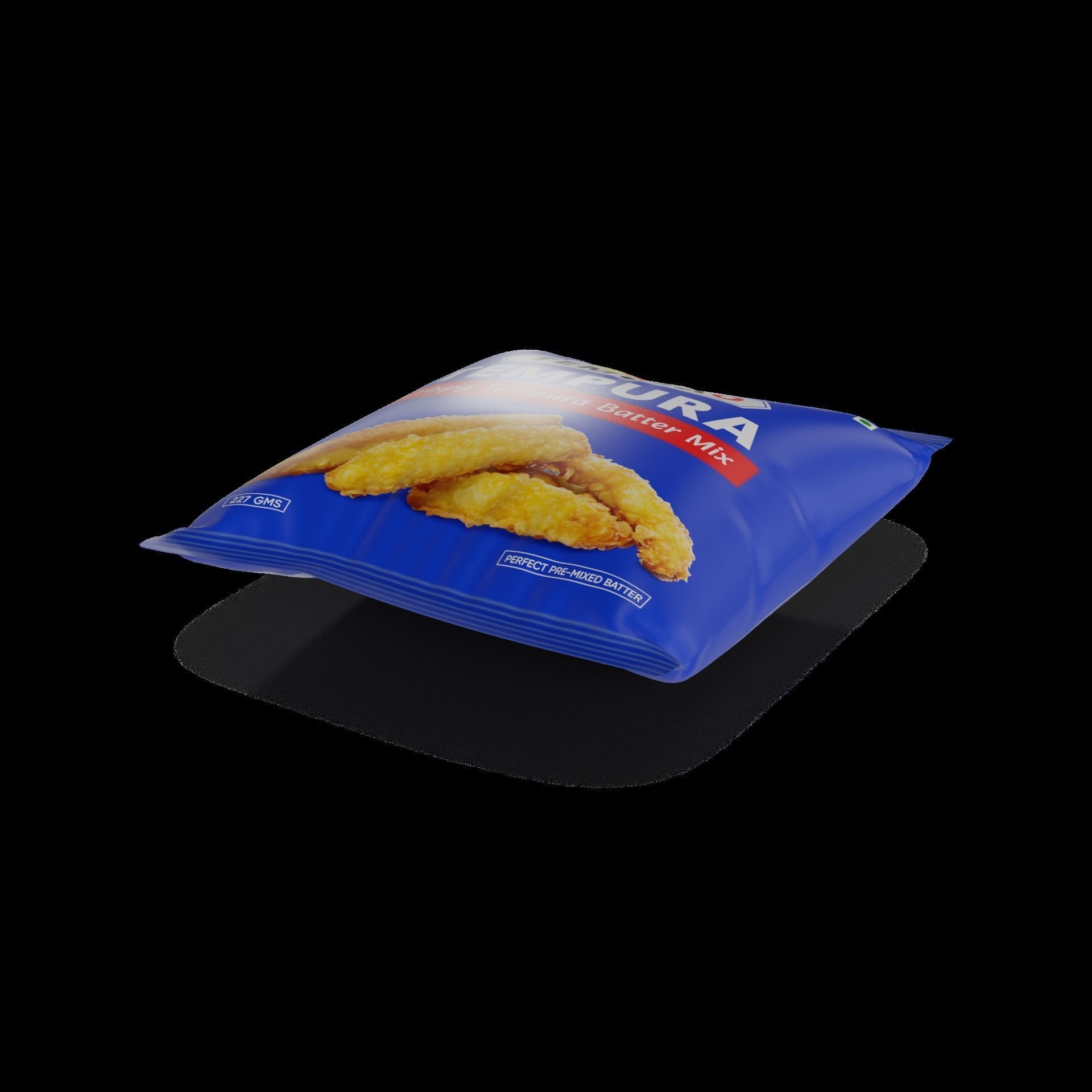 Sauces and Condiments Tempura Batter Mix Low-poly 3D model_1