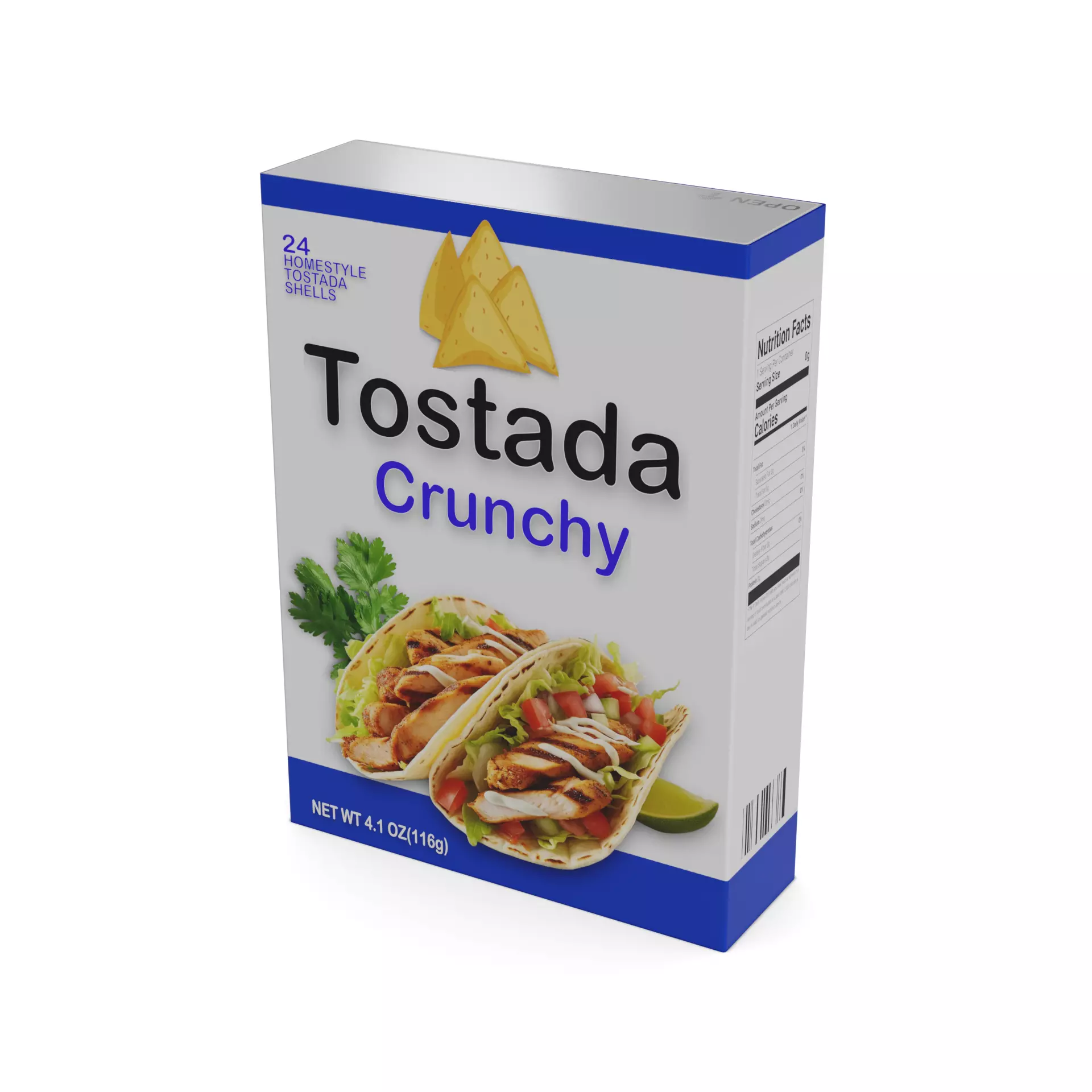 Mexican Snacks Tostadas Free low-poly 3D model