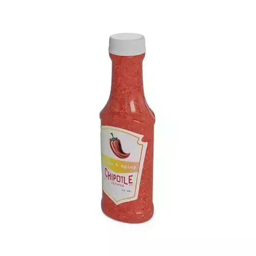 Salsas and Sauces Chipotle Sauce Low-poly 3D model