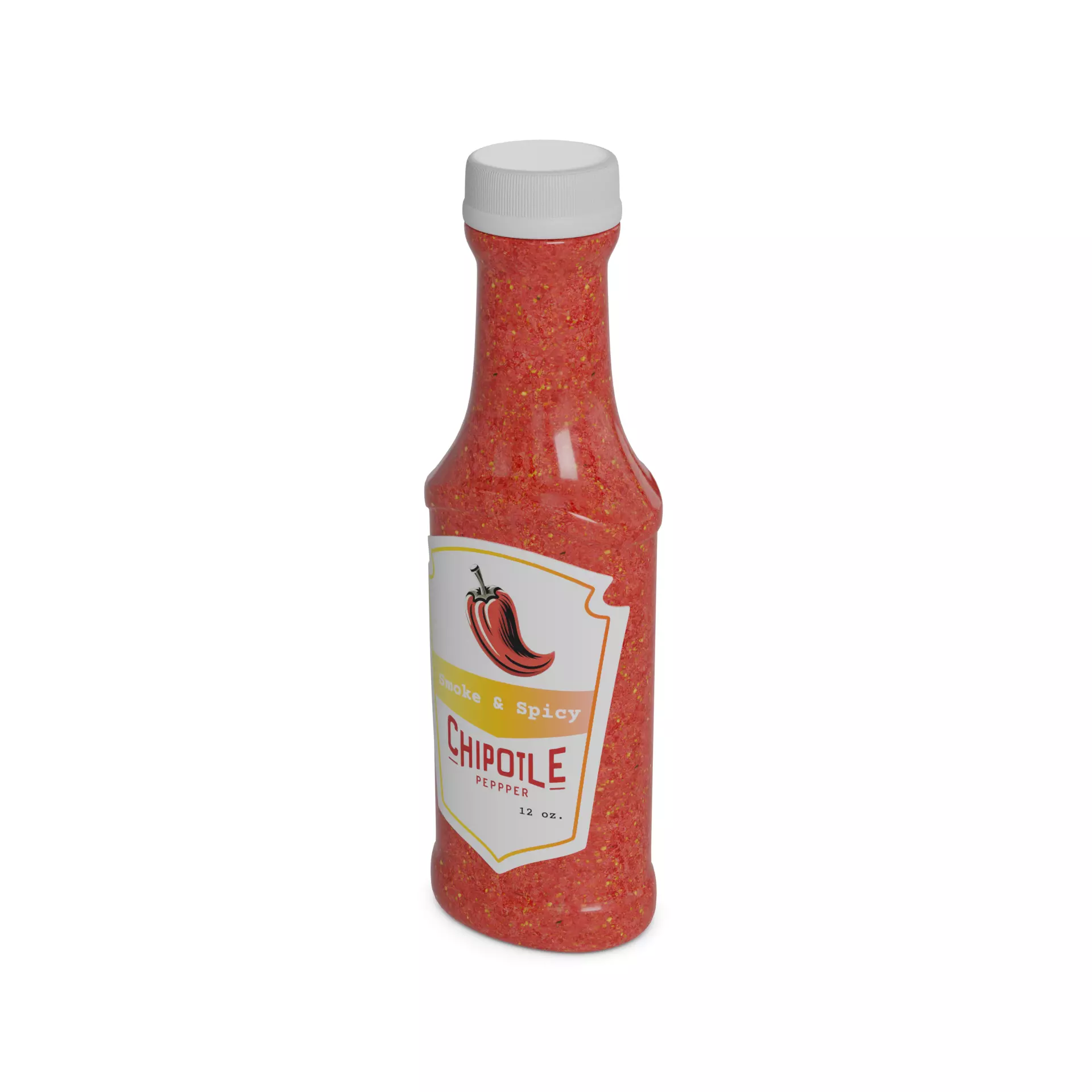 Salsas and Sauces Chipotle Sauce Low-poly 3D model_0