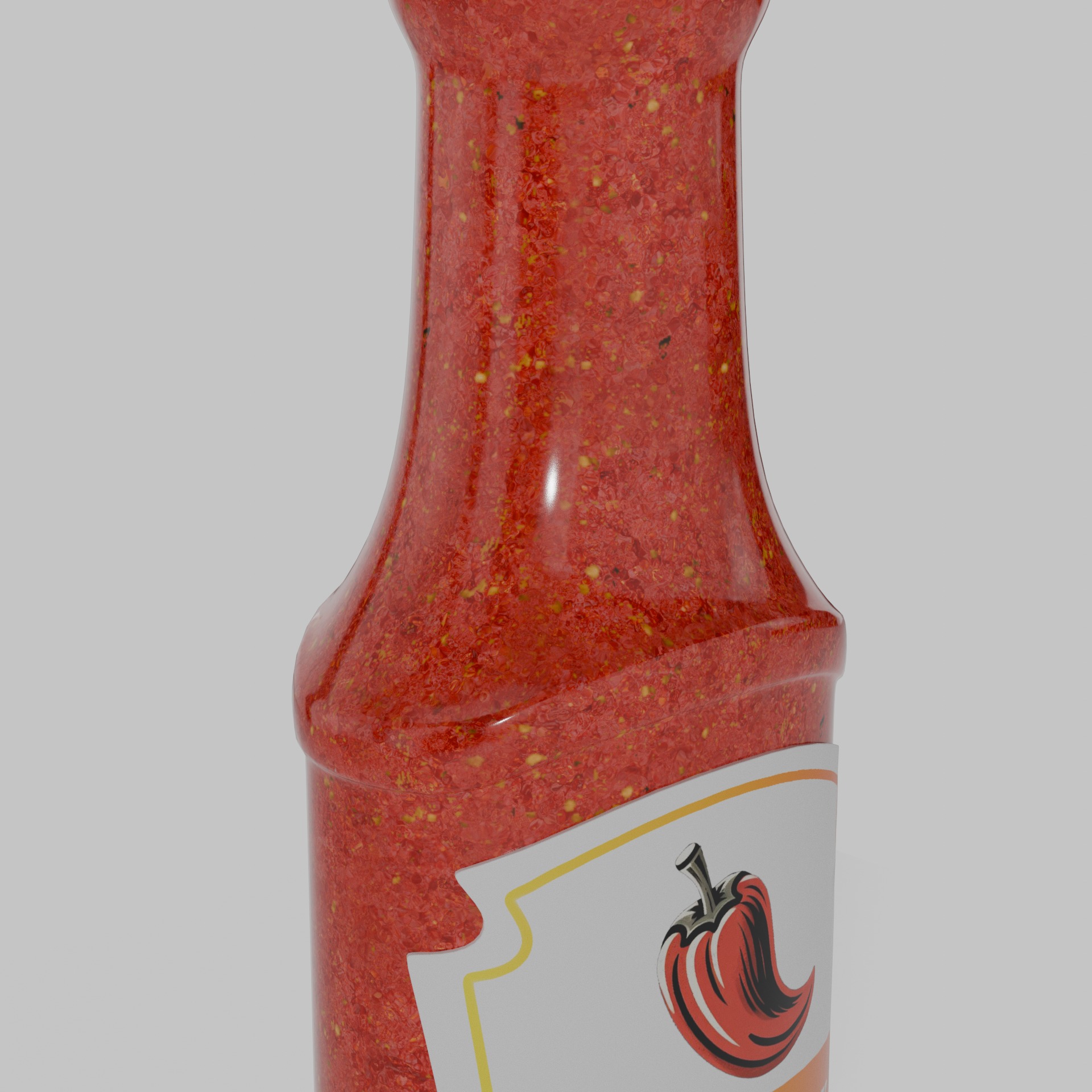 Salsas and Sauces Chipotle Sauce Low-poly 3D model_5