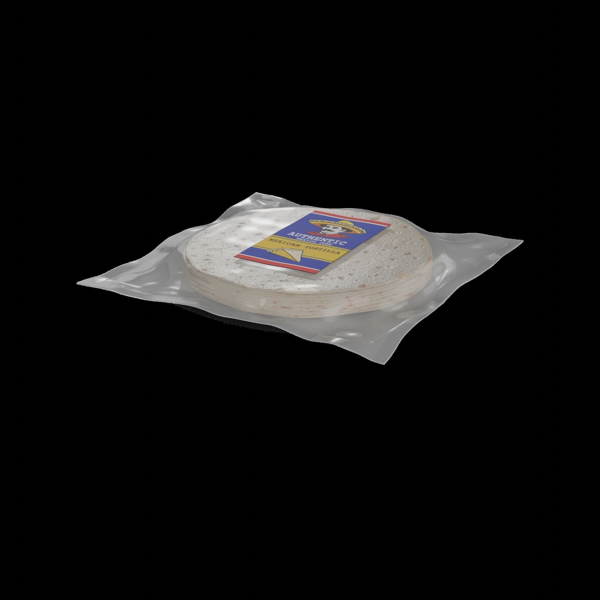 Tortillas and Tostadas Corn Tortillas 3D model_1