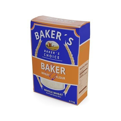 Wheat flour Wheat Flour Low-poly 3D model