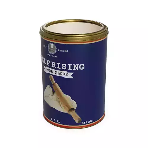 Flour mixes Self-Rising Flour Low-poly 3D model