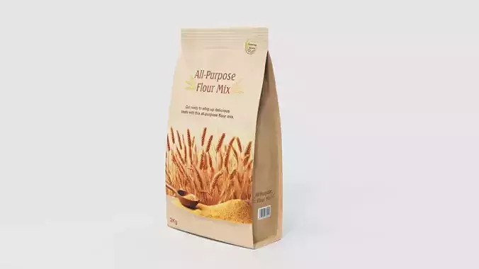 Flour mixes All-Purpose Flour Mix Low-poly 3D model