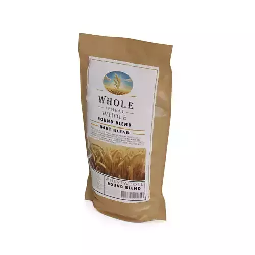 Flour mixes Whole Wheat Flour Blend Low-poly 3D model