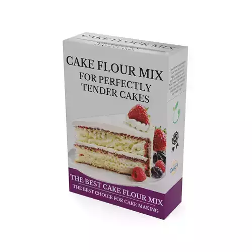 Flour mixes Cake Flour Mix Low-poly 3D model