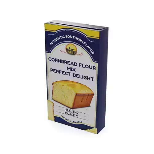 Flour mixes Cornbread Flour Mix Low-poly 3D model