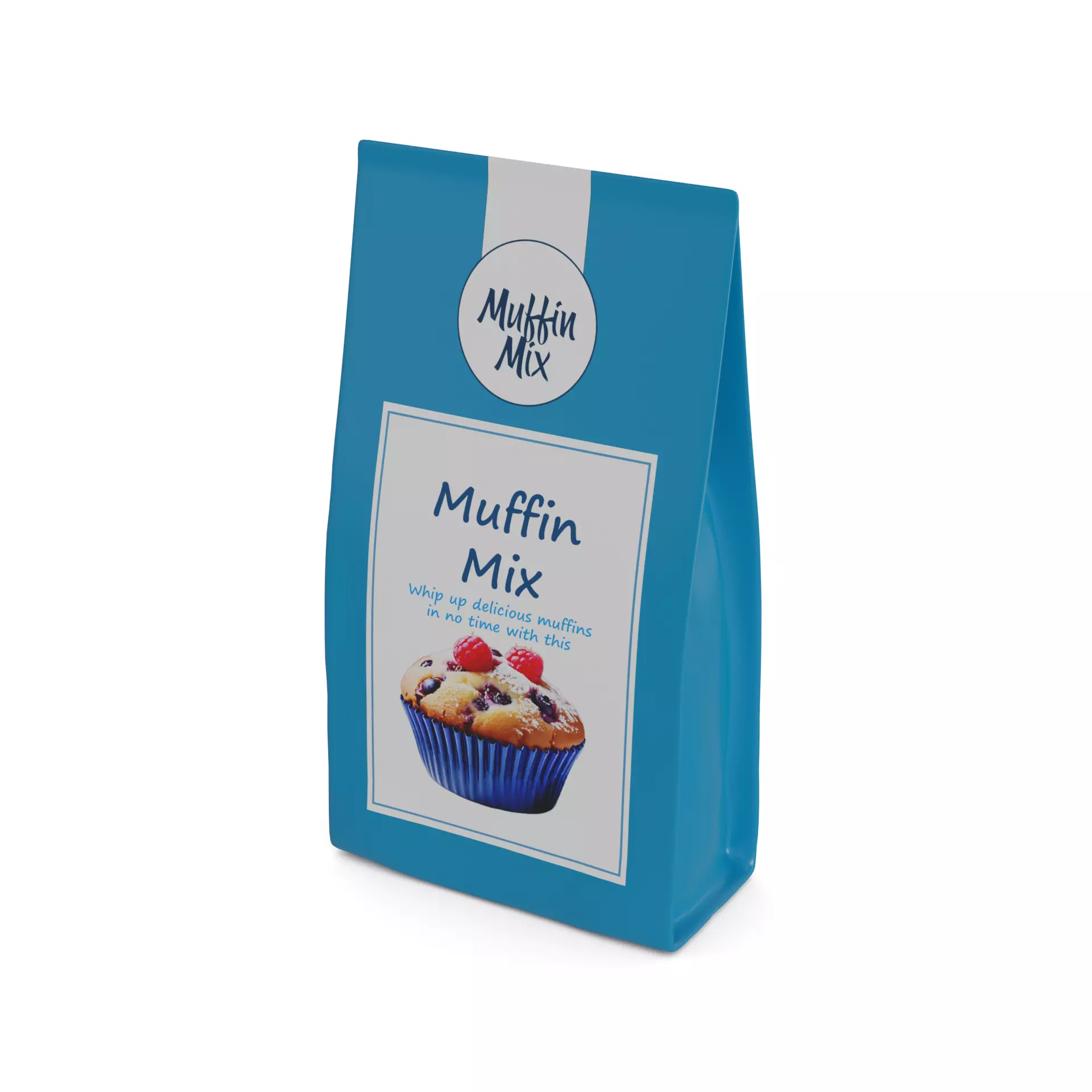 Flour mixes Muffin Mix Low-poly 3D model_0