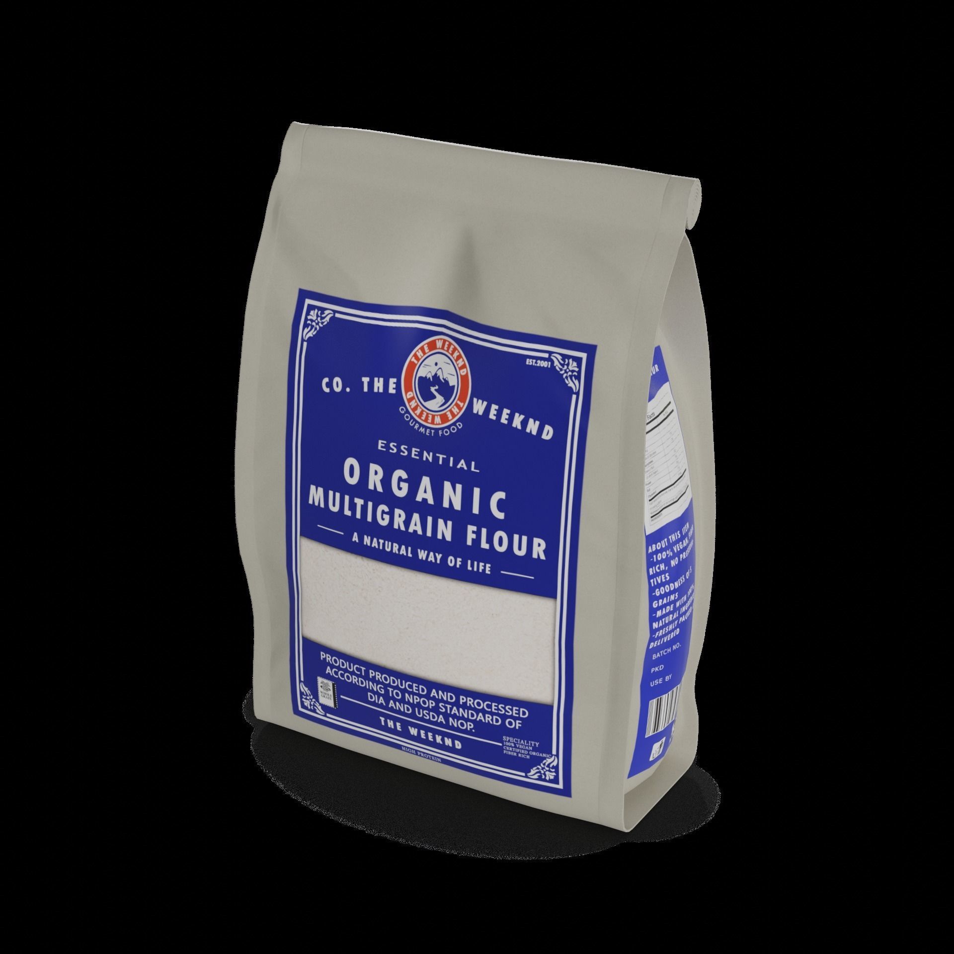 Other flour All-Purpose Flour Low-poly 3D model_1