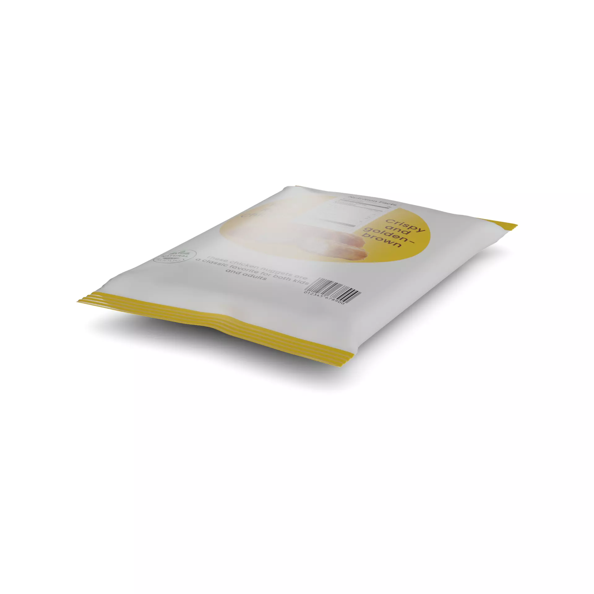 Snacks Chicken Nuggets Low-poly 3D model_0