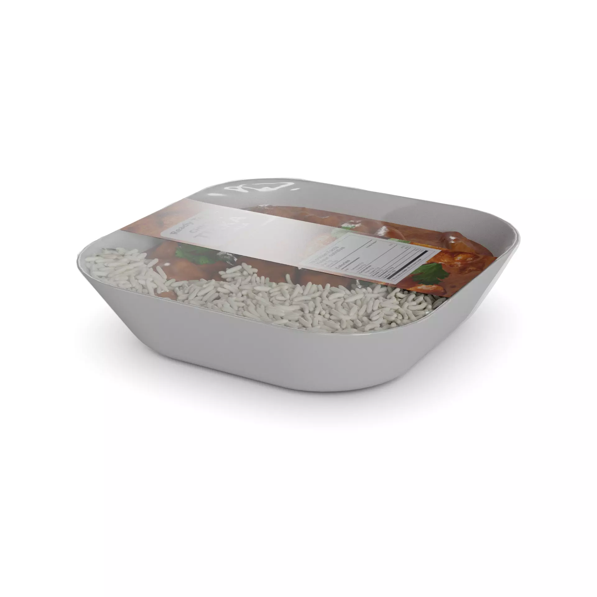 Pasties dumplings and pizzas Chicken Tikka Masala 3D model_0