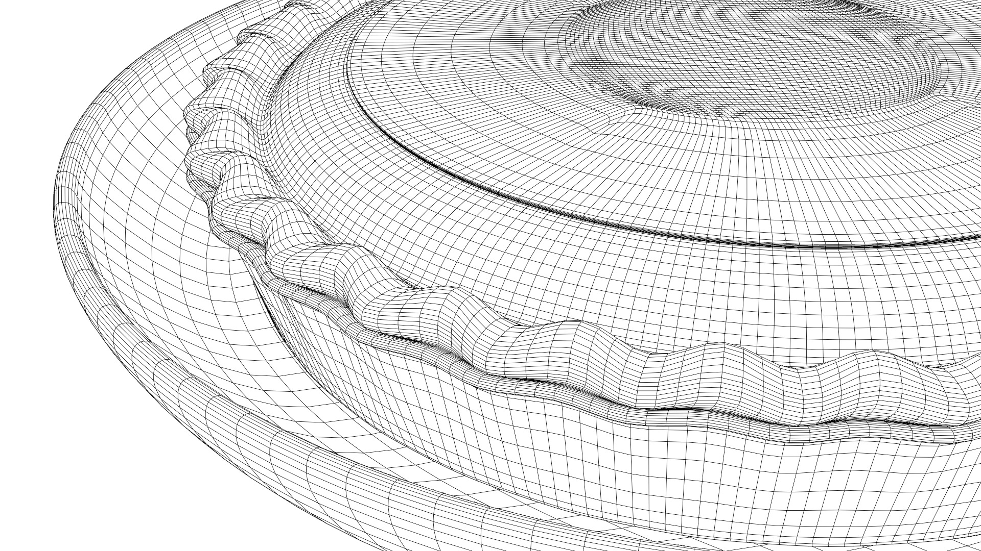 Pasties dumplings and pizzas Chicken and Mushroom Pie 3D model_12