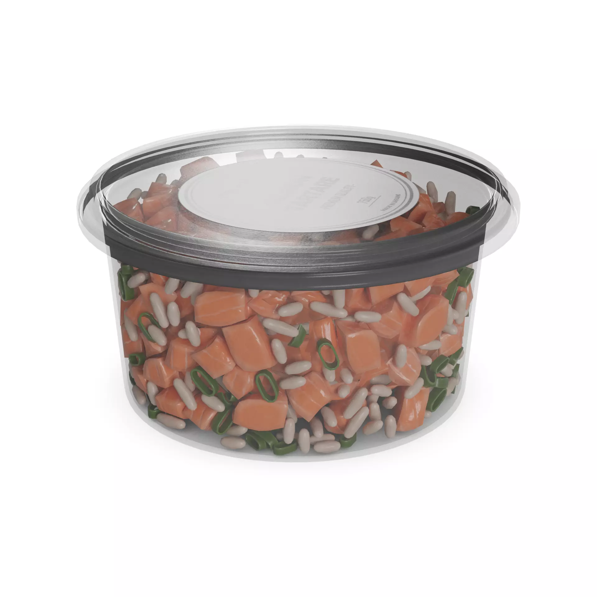 Salmon and salmon products Salmon Tartare 3D model_0