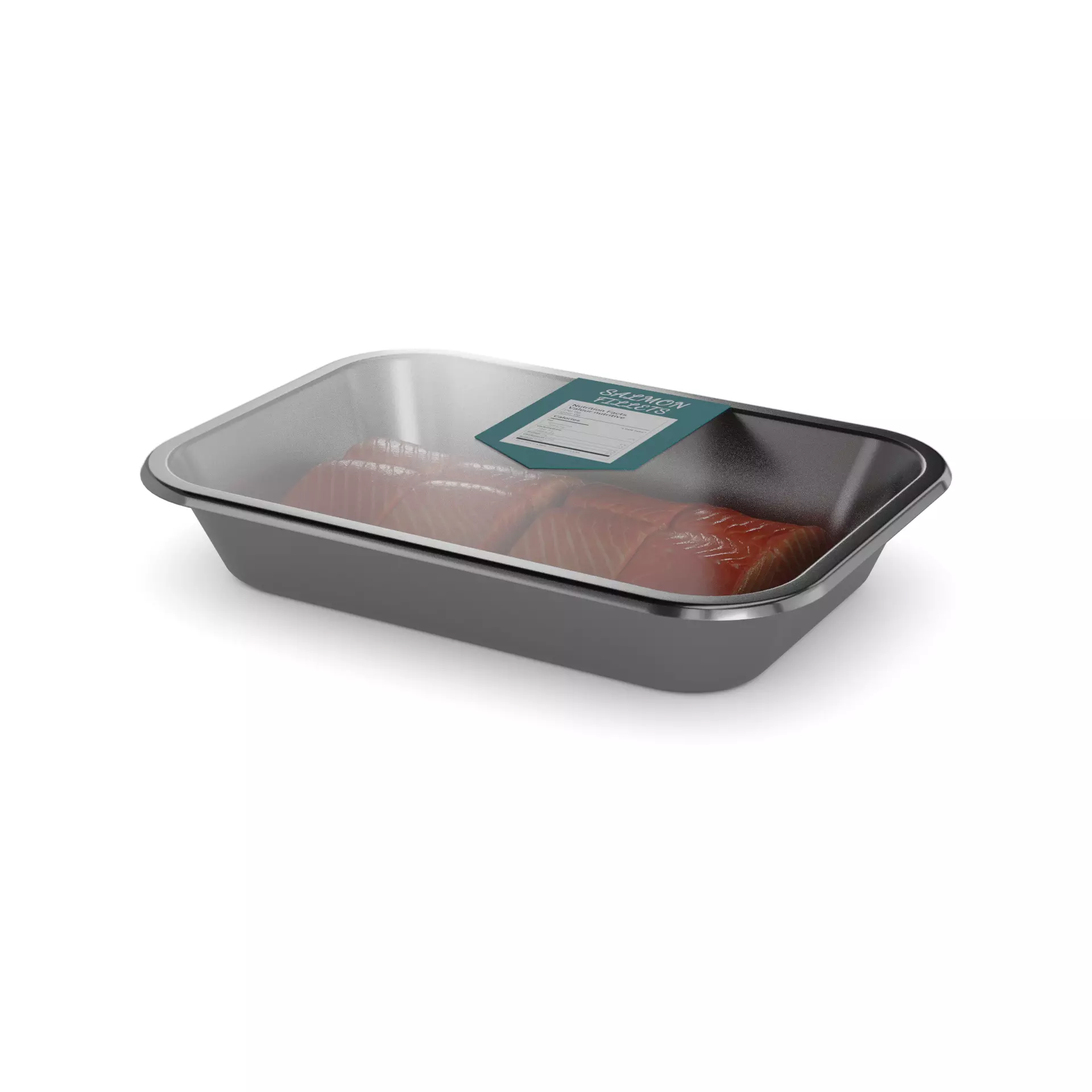 Salmon and salmon products Salmon Fillets 3D model_0