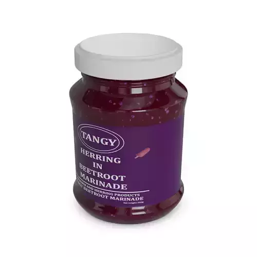 Herrings and herring products Herring in Beetroot Marinade 3D model