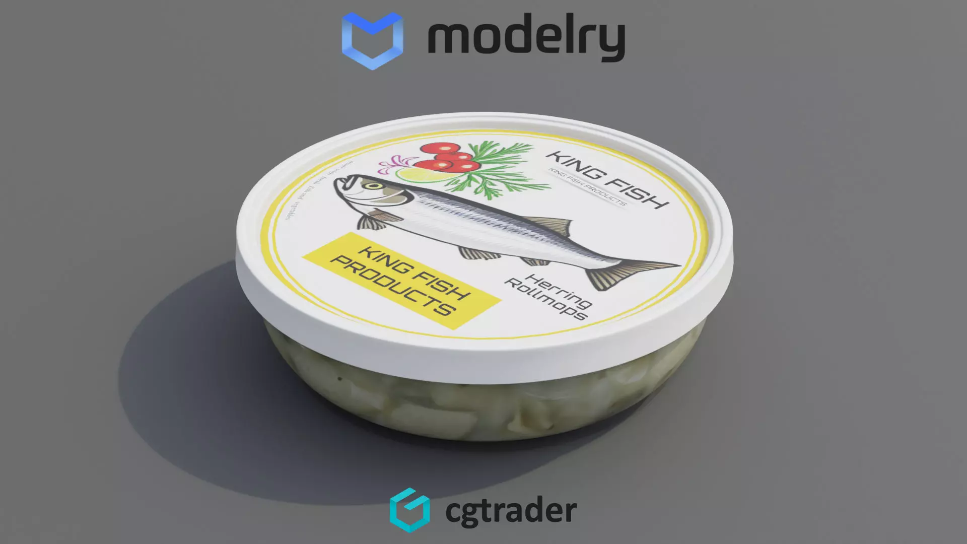 Herring Rollmops 3D model_0