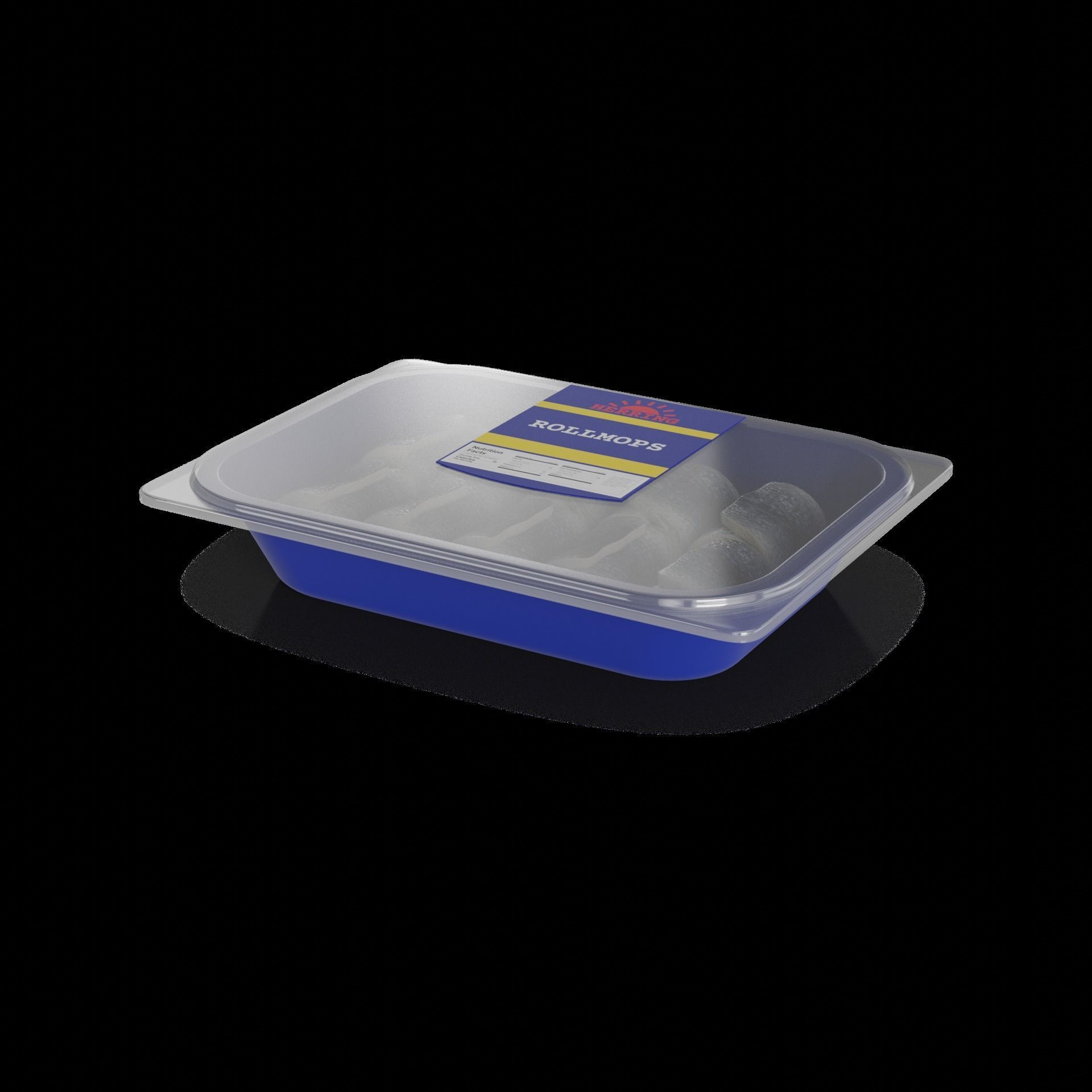 Herrings and herring products Herring Rollmops 3D model_1