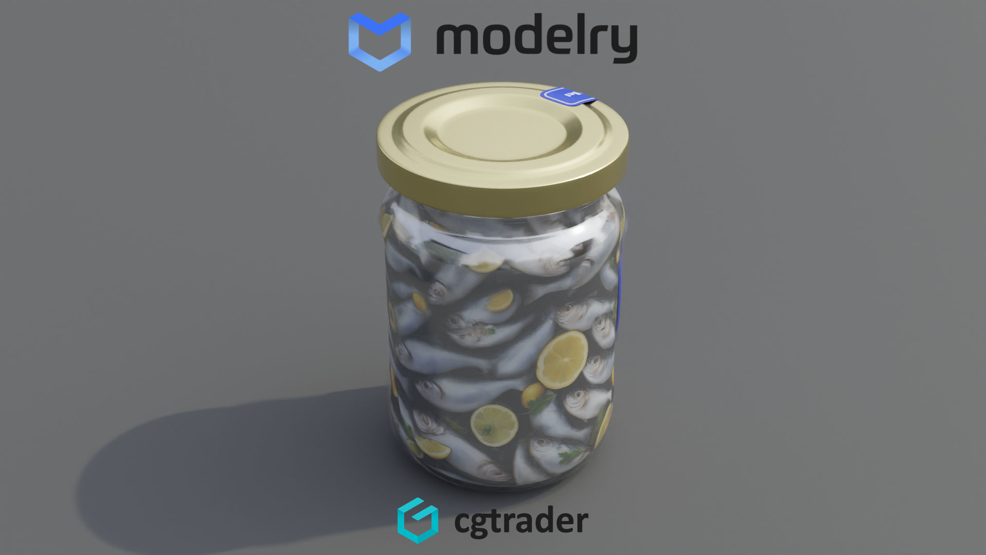 Pickled Herring 3D model_1