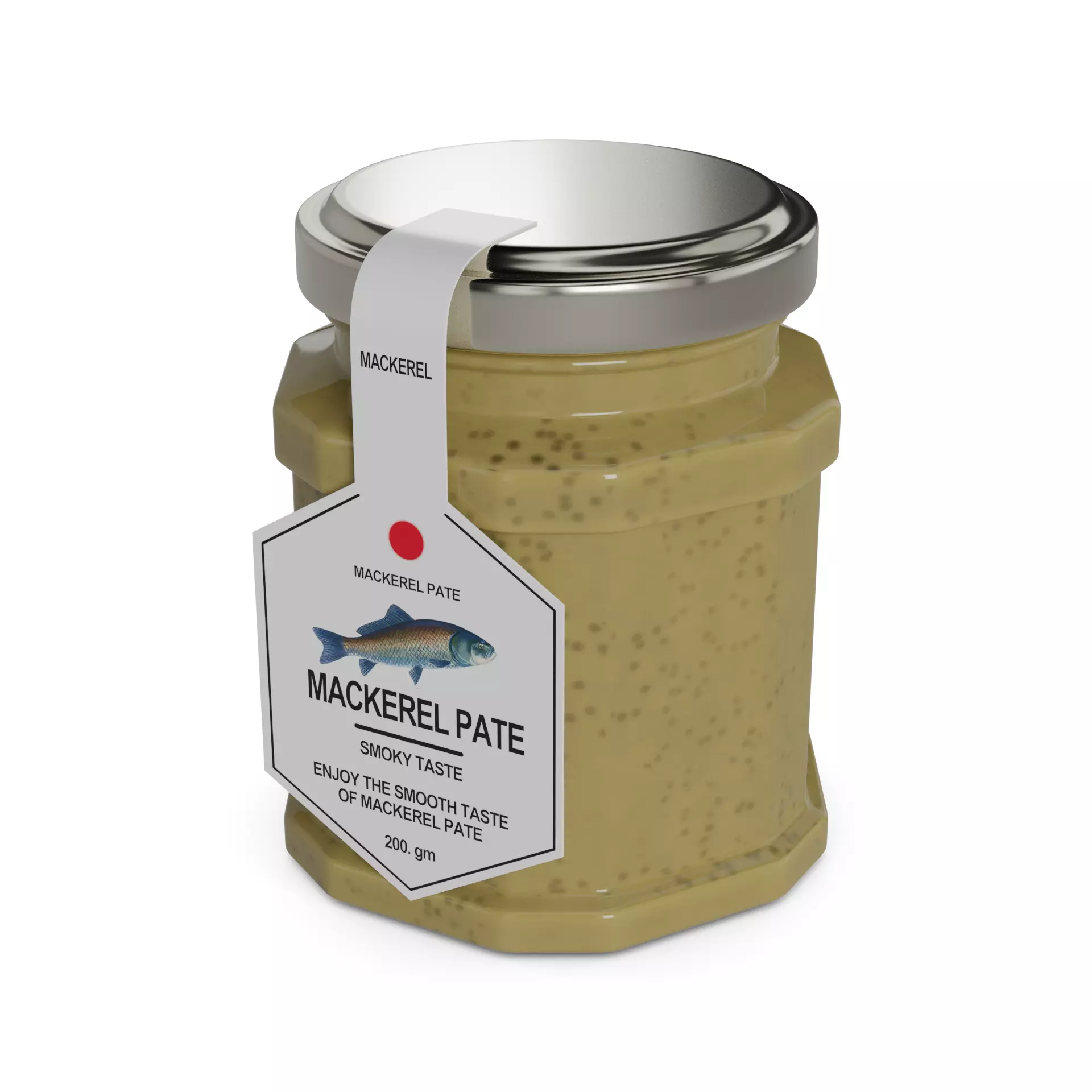 Fish spreads and pates Mackerel Pate 3D model_0