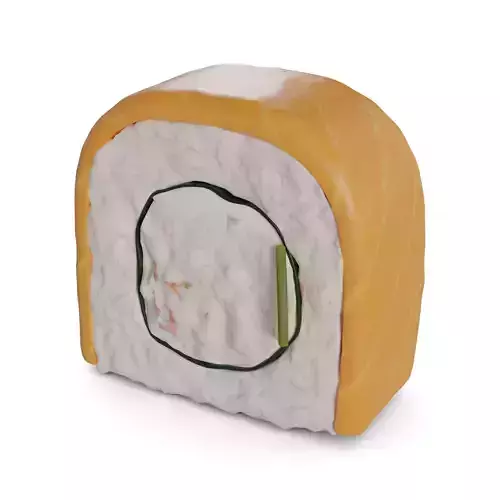 Sushi Salmon crab sticks cucumber cream