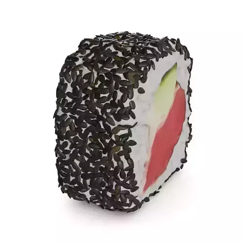 Sushi Tuna cucumber curry sauce sesame seeds