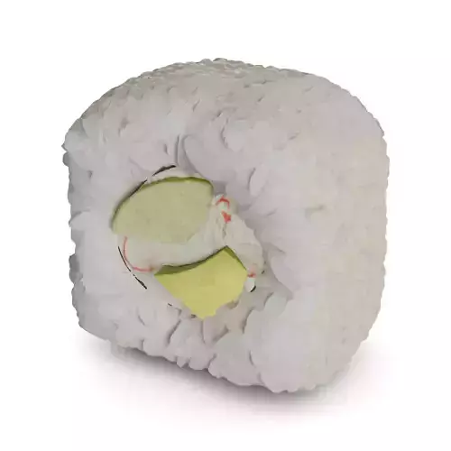 Sushi Crab sticks avocado cucumber mayonnaise sesame seeds 3D model