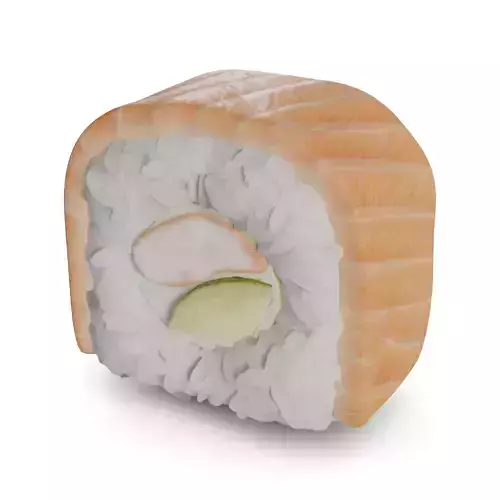 Sushi Salmon tiger prawn cucumber cream