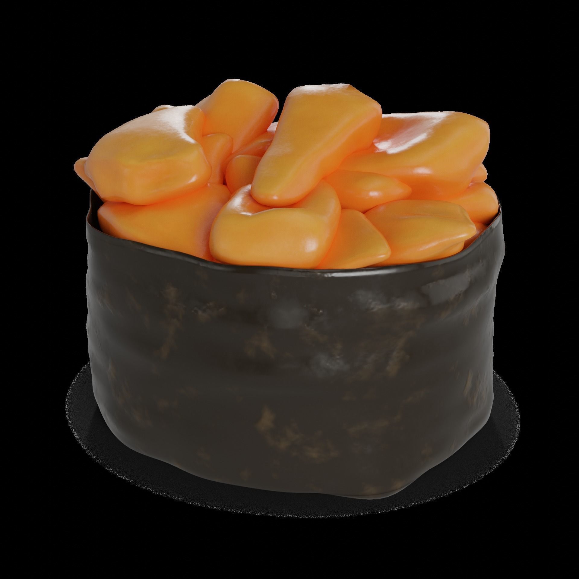 Sushi With curry sauce 3D model_1