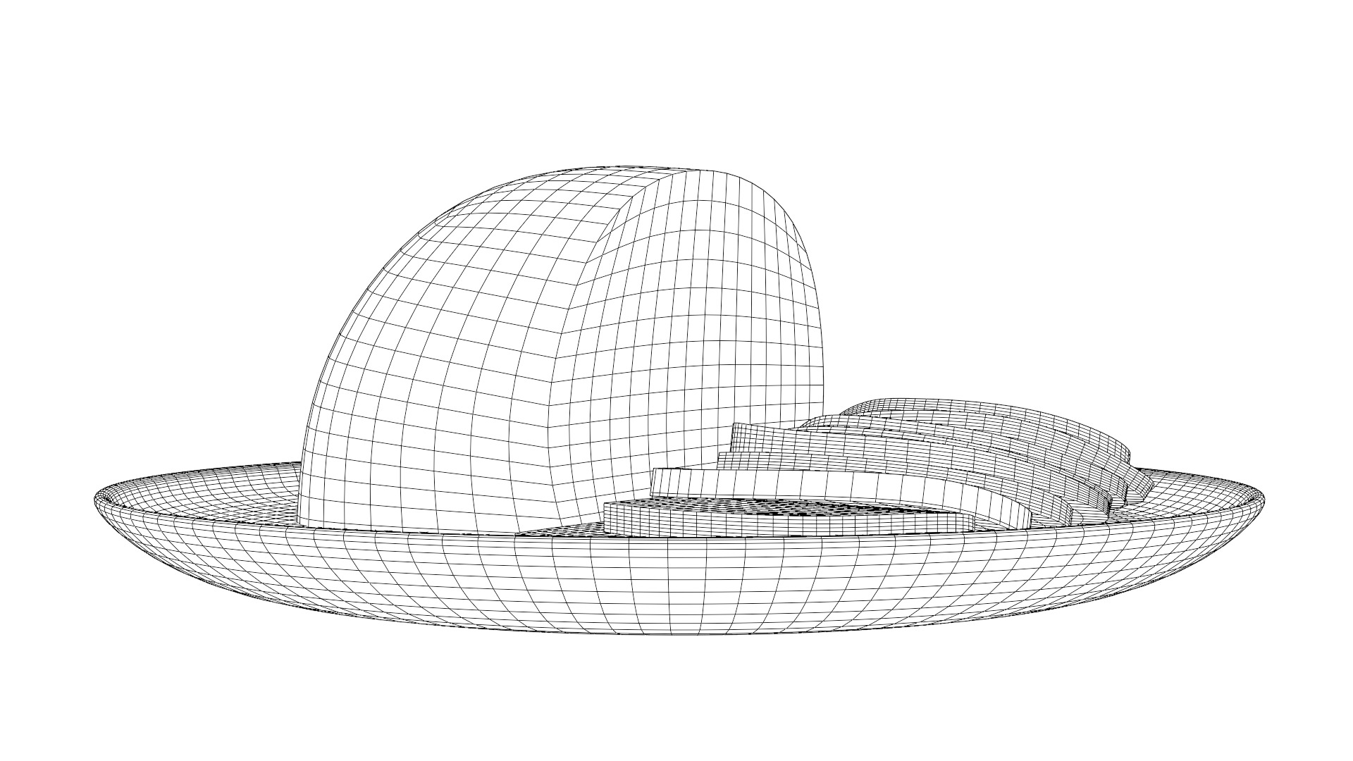 Meat snacks and cabanossi Honey Glazed Ham Slices Low-poly 3D model_12