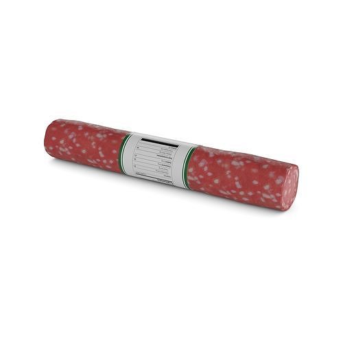 Meat snacks and cabanossi Salami Sticks Low-poly 3D model