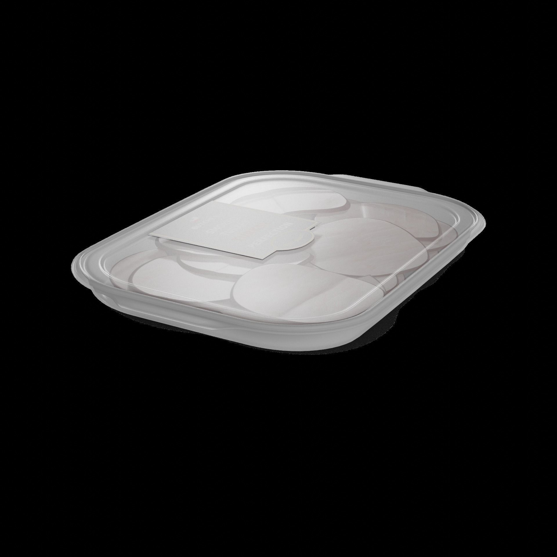 Meat snacks and cabanossi Smoked Turkey Slices 3D model_1