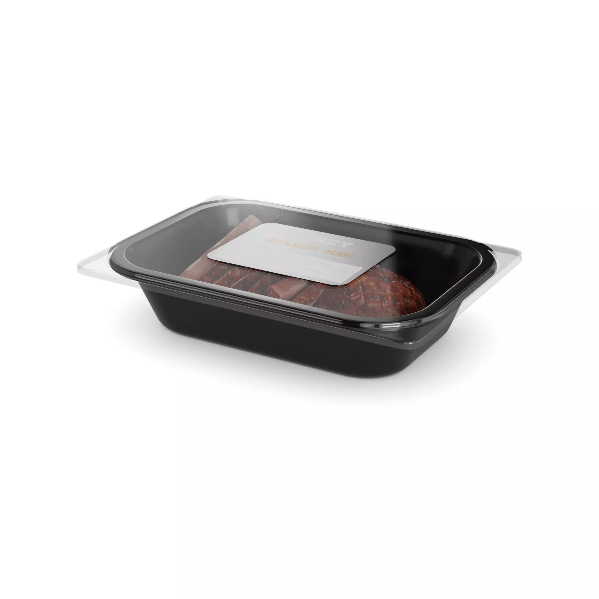 Meat snacks and cabanossi Honey Glazed Ham 3D model_0