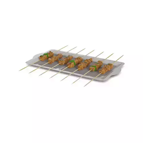 Dried meats Chicken Satay Skewers